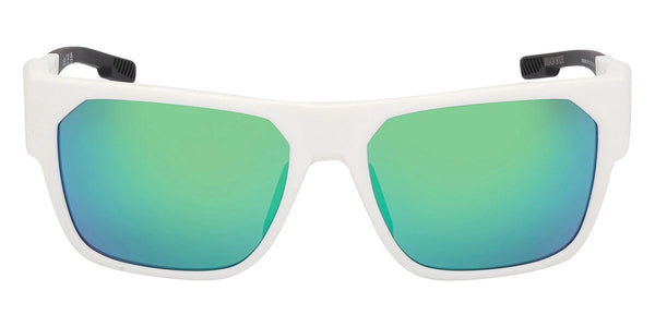 Matte White / Green Mirrored / 57-16-130