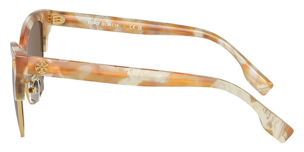 Tory Burch TY7199 194973 53 - Tory Horn / Dark Brown