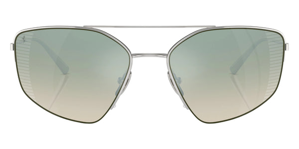 Silver / Gradient Green Mirrored / 63-18-130