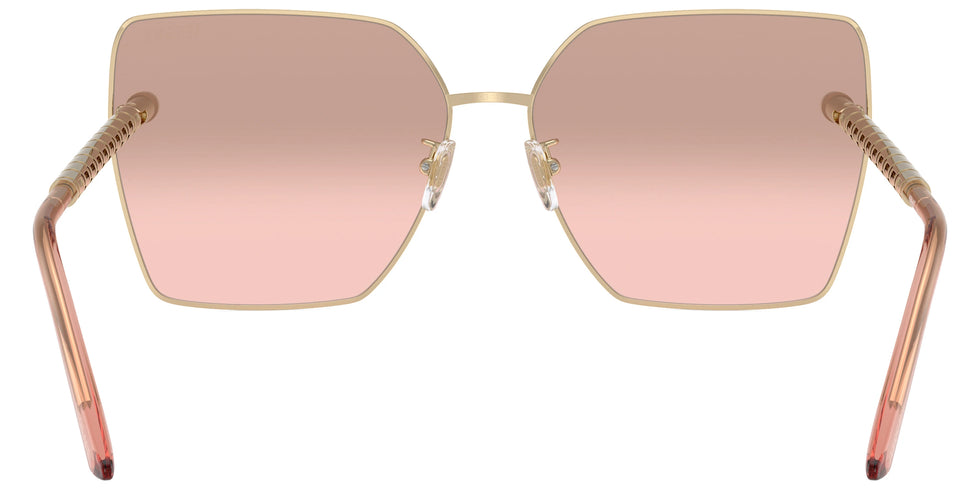 VERSACE VE2270D 12527E 63 - Pale Gold / Light Pink Mirrored Gradient Silver