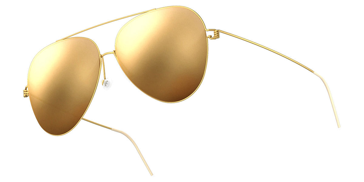 Lindberg LND 8209 GT PL01 61 - GT / PL01 24CT Yellow Gold Coating-Brown