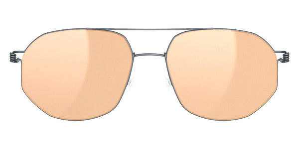 U16 / SL54 Rose Gold Mirrored-Medium Gray / 55-16