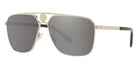 VERSACE VE2238 12526G 61 - Pale Gold / Light Gray Mirrored Silver