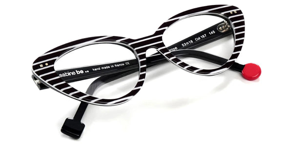 Shiny Navy Blue Fat Stripes / 53-18-145