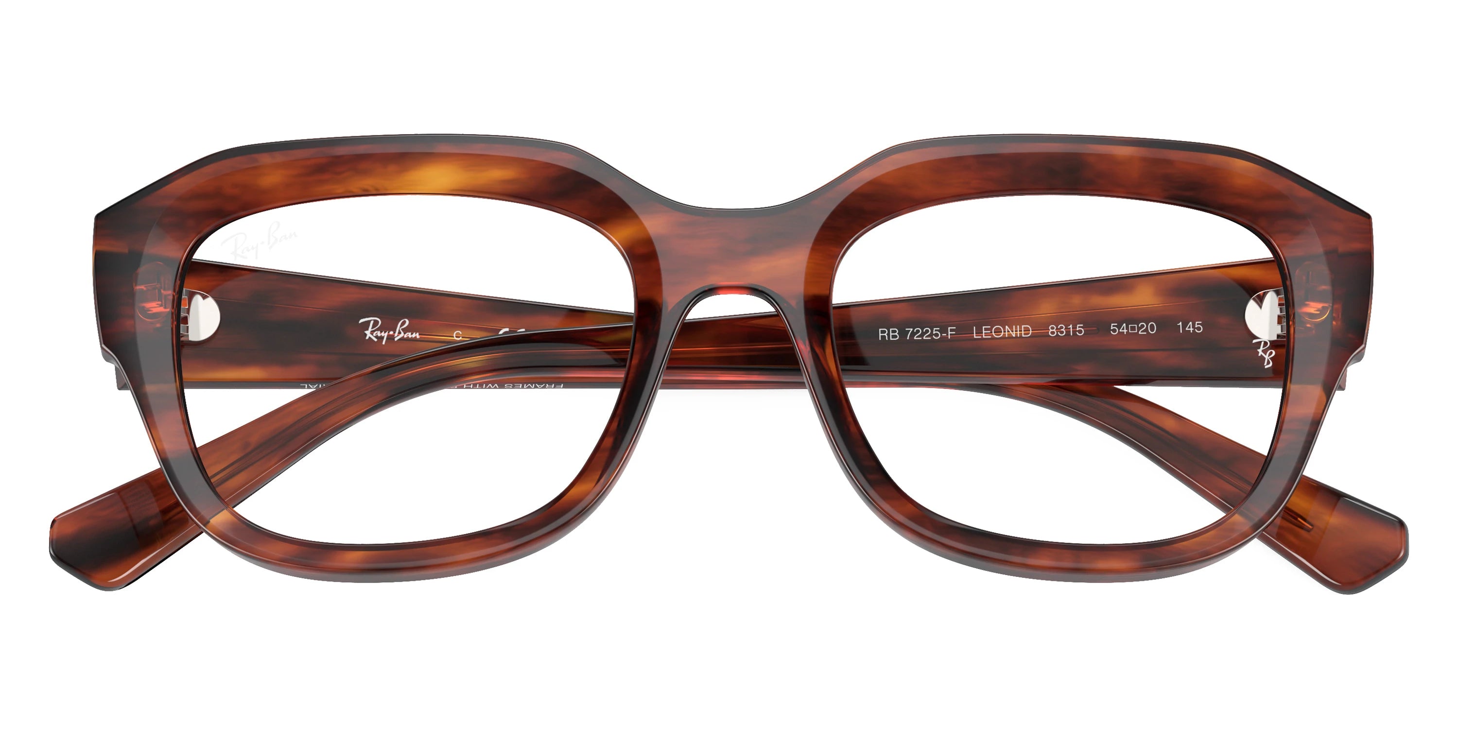Ray-Ban RX7225F 8315 54 - Striped Havana
