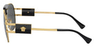 VERSACE VE2252 100287 63 - Gold / Dark Gray 100287