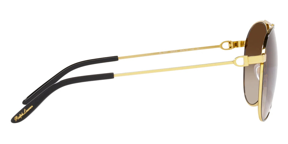 RALPH LAUREN RL7077 9337/3 60 - Shiny Black/Gold / Brown Gradient
