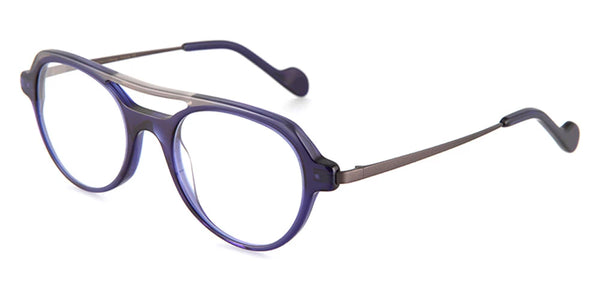 Translucent Dark Blue and Opaline Gray/Gray / 48-20