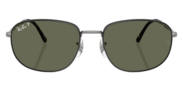 Matte Black on Matte Gunmetal / Green Polarized / 60-19-145