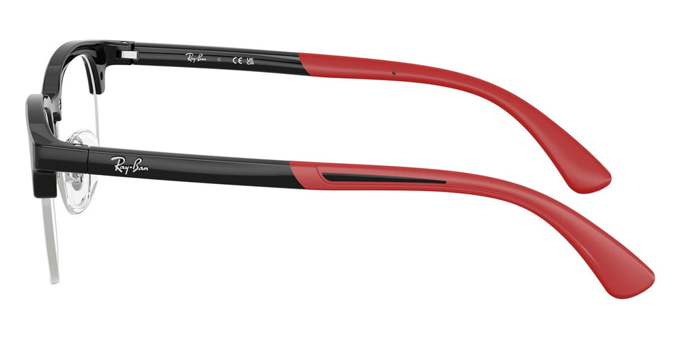 Ray-Ban RY1641 3928 46 - Black on Silver on Rubber Red