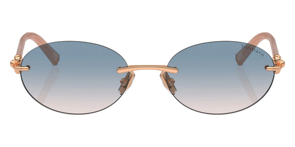 Rose Gold/Opal Nude / Light Brown Gradient Blue / 56-18-140