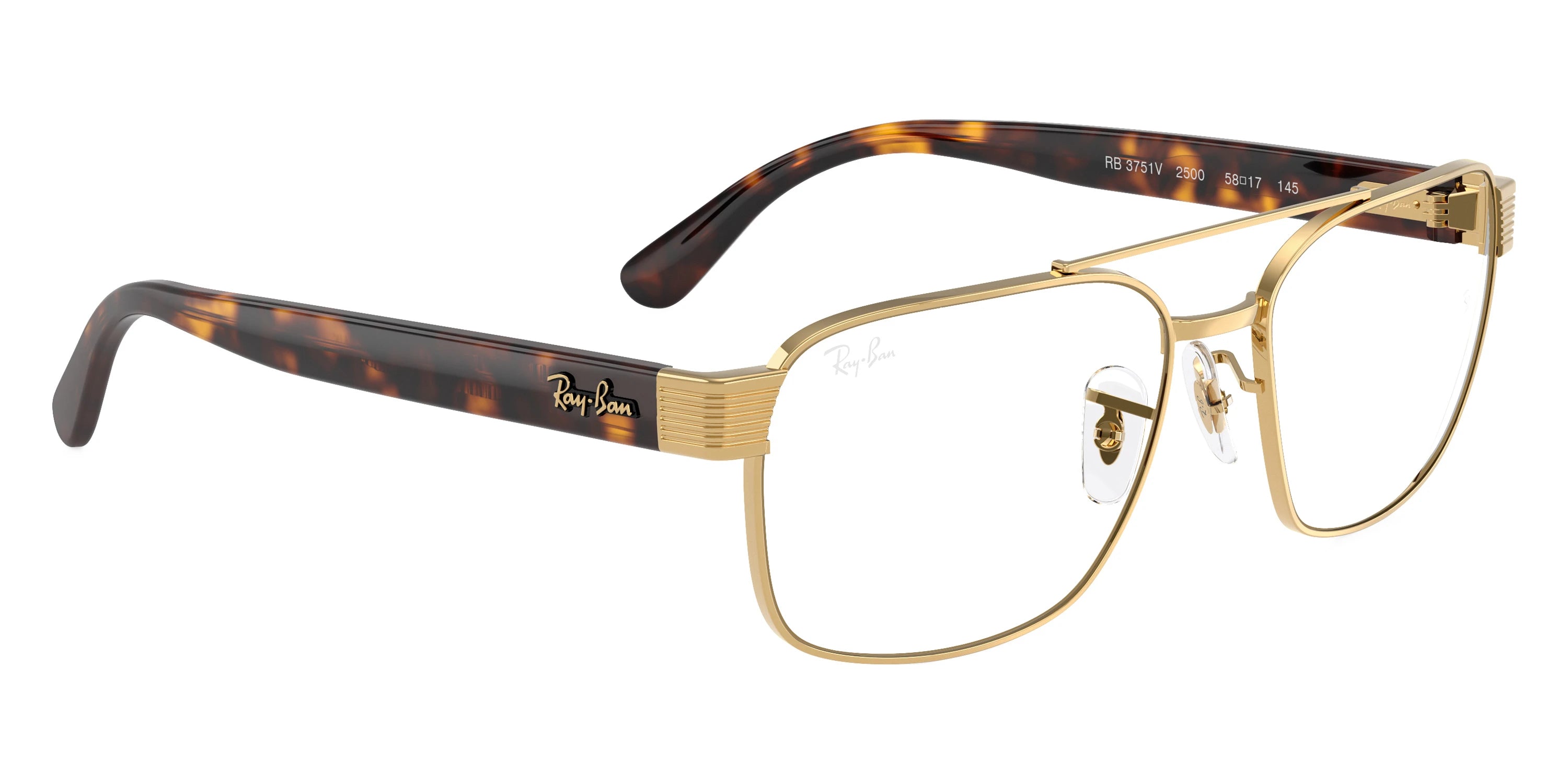 Ray-Ban RX3751V 2500 56 - Arista Gold/Havana