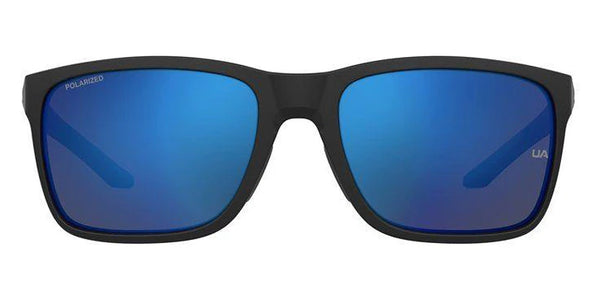 Matte Black / Gray Blue Multilayer Polarized / 58-19-145