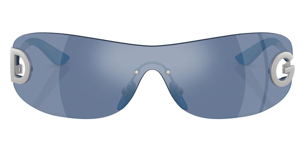 Matte Silver / Dark Violet Mirrored Silver / 128-0-125