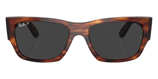 Striped Havana / Black Polarized / 56-18-145