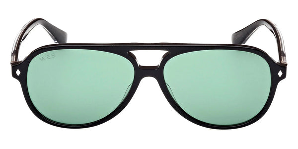 Shiny Black/Crystal / Green / 59-14-145