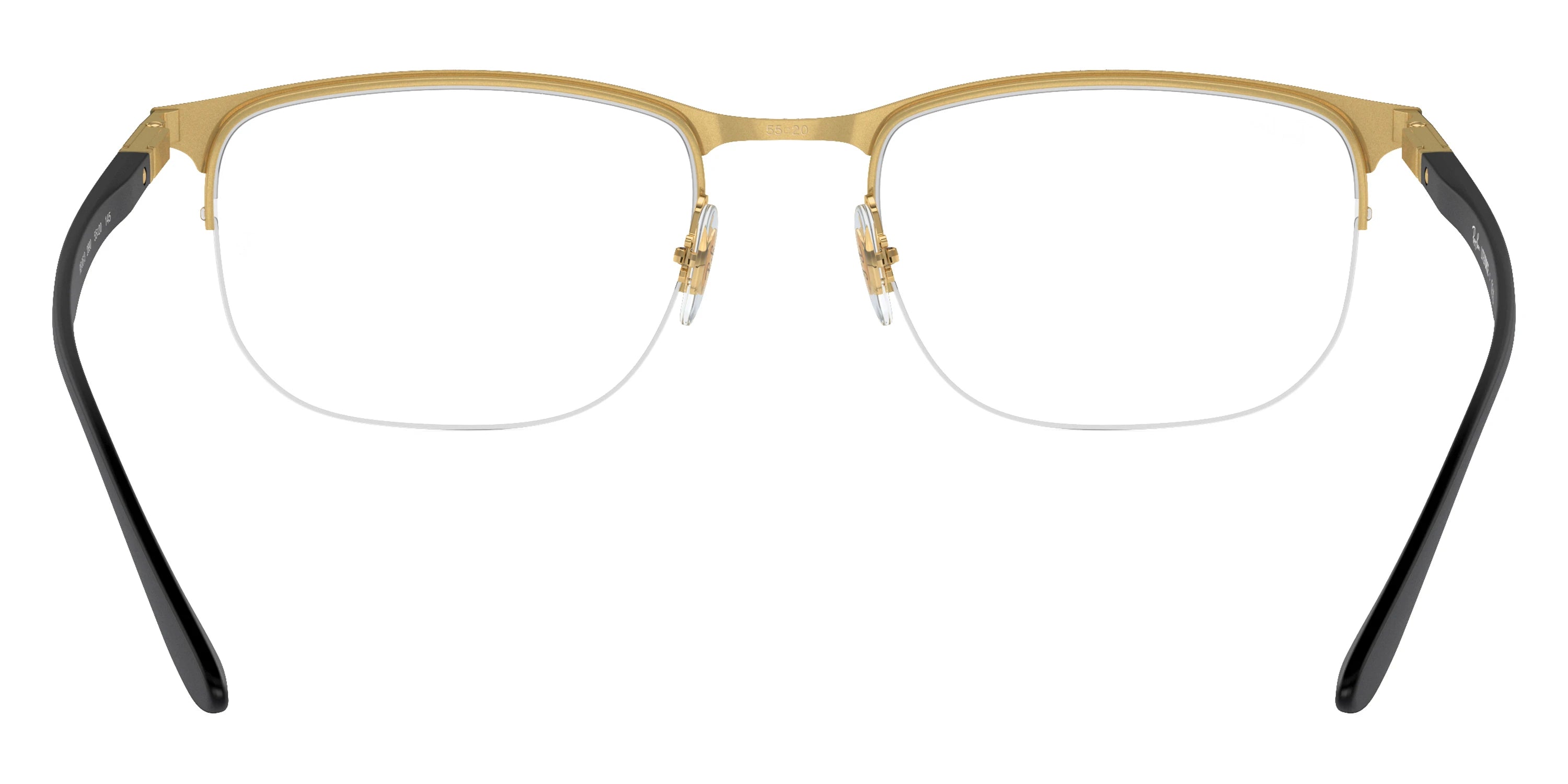 Ray-Ban RX6513 2890 53 - Black on Gold/Sand Gray