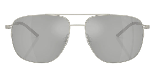 Matte Silver / Clear Mirrored Silver / 57-15-145