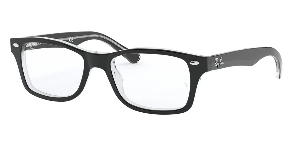 Ray-Ban RY1531 3529 48 - Black On Transparent