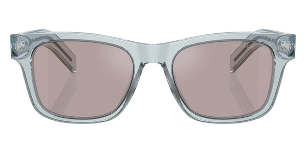 Transparent Azure / Gray Polarized Mirrored Gold / 55-18-150