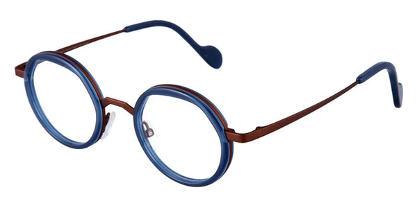 Opal Navy Blue/Matte Chestnut Brown / 44-22
