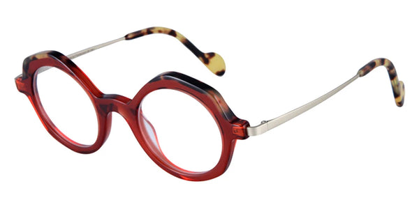 Transparent Red and Tortoiseshell/Sand / 43-23