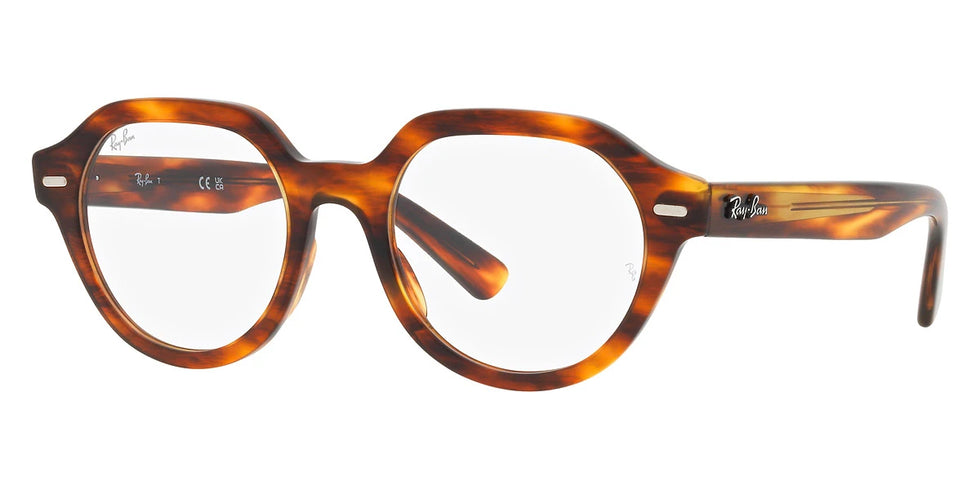 Ray-Ban RX7214 2144 51 - Striped Havana