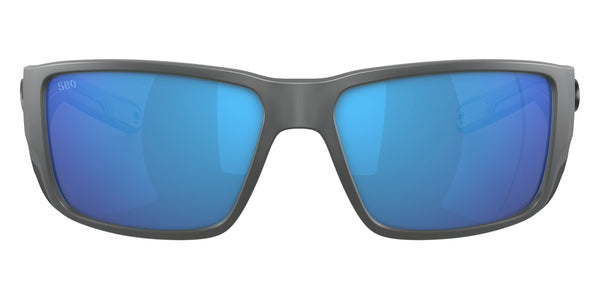 Matte Gray / Blue Mirrored Polarized / 60-16-121