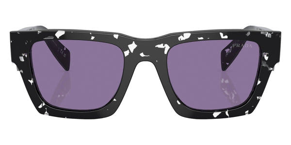 Tortoise Black Crystal / Violet Mirrored Internal Silver / 54-19-145