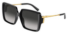 TIFFANY TF4212U 80013C 55 - Black/Gold / Gray Gradient