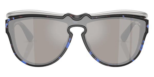 Blue Havana / Light Gray Mirrored Silver / 139-0-145