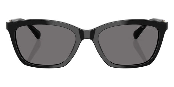 Shiny Black/Shiny Pale Gold / Dark Gray Polarized / 54-18-140