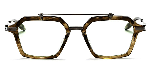 Green Tortoise Swirl/Black Rhodium / Light Olive / 51-19-142