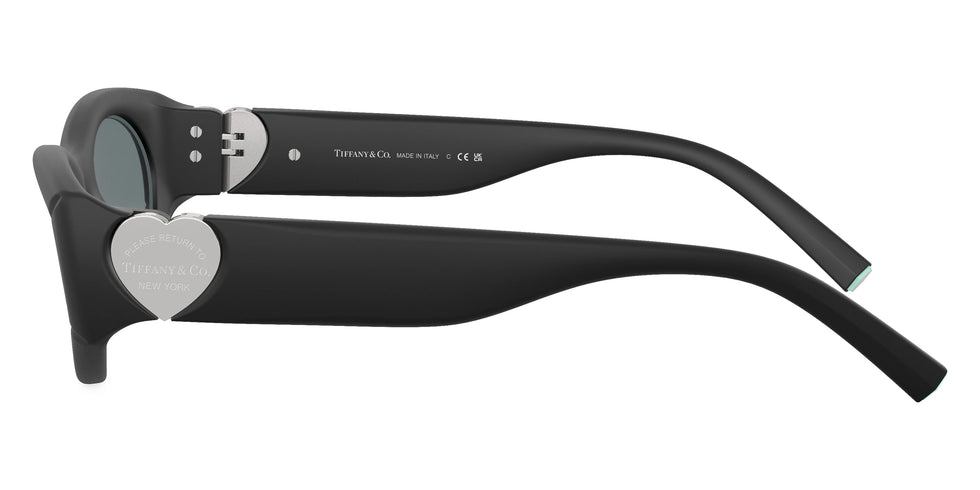 TIFFANY TF4222U 84136G 55 - Black Rubberized / Gray Mirrored Black