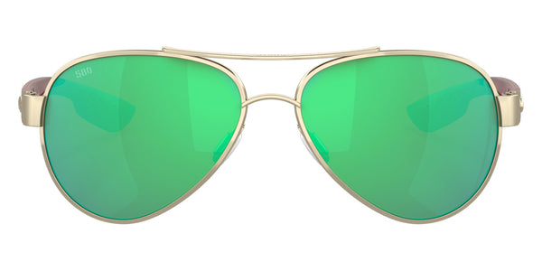 Rose Gold / Green Mirrored Polarized / 56-14-126