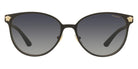 VERSACE VE2168 1377T3 57 - Matte Black/Pale Gold / Light Gray Gradient Dark Gray