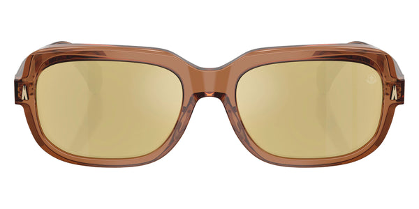 Transparent Shiny Cognac / Brown Mirrored Bronze / 55-18-145