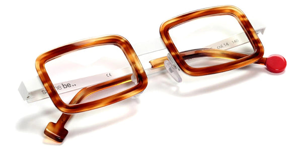 Blond Veined Tortoise/Satin White / 42-26-140