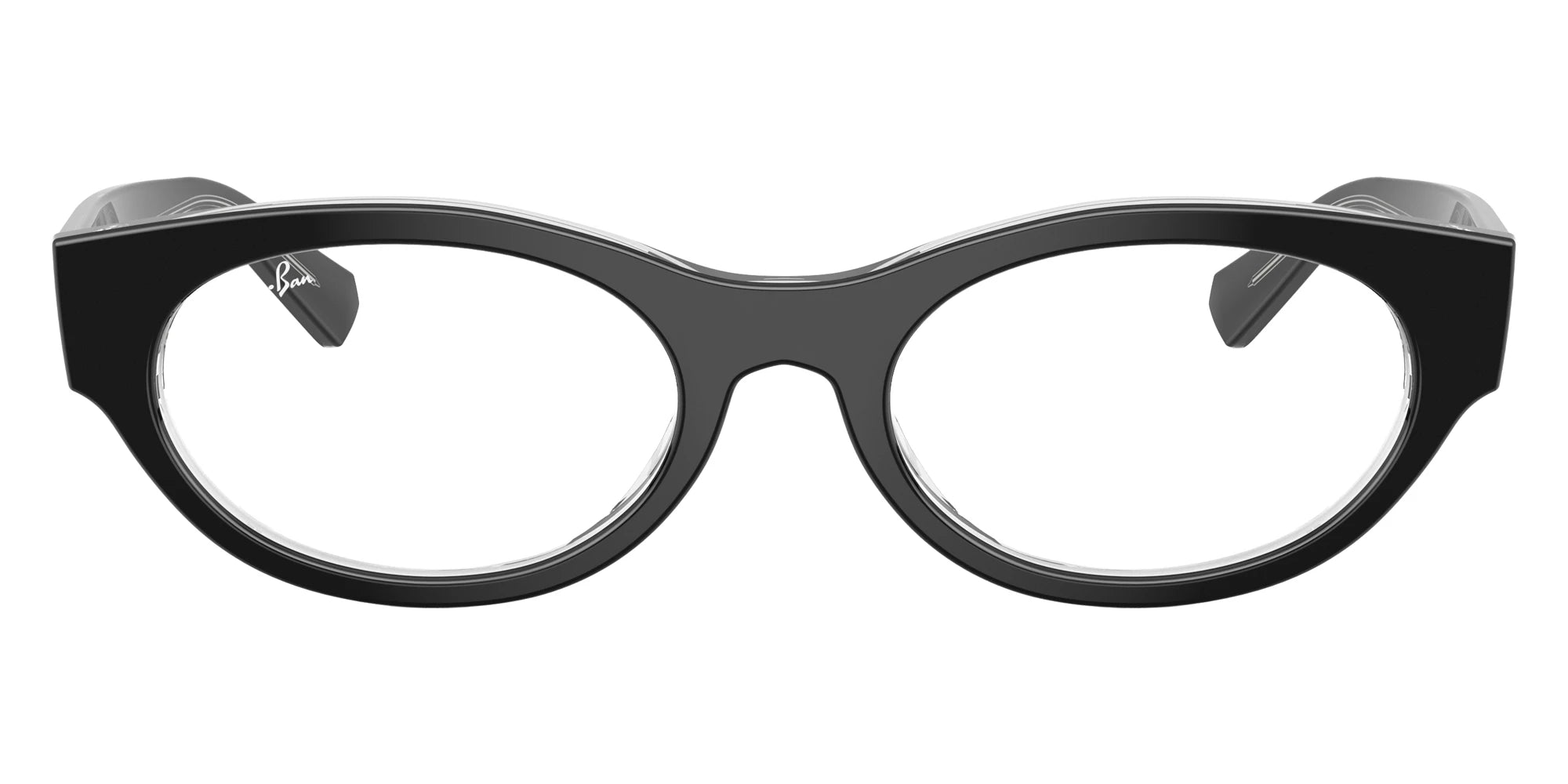 Ray-Ban RX5447 2034 51 - Black on Transparent