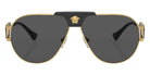 VERSACE VE2252 100287 63 - Gold / Dark Gray 100287