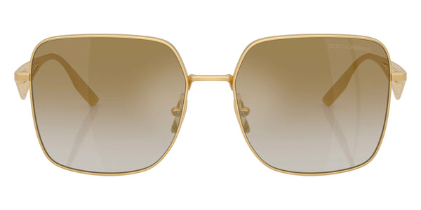 Matte Gold / Gradient Light Brown Mirrored Gold / 57-16-145