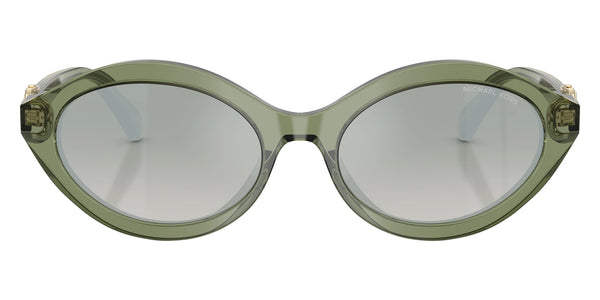 Green Transparent / Green Gradient Mirrored / 55-18-140