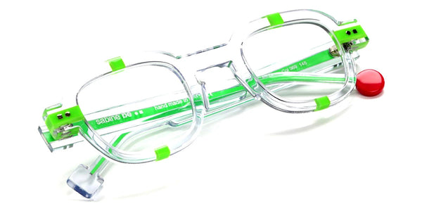 Shiny Crystal/Shiny Neon Green / 46-28-145