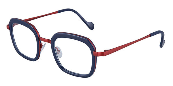 Opaque Navy Blue/Matte Brick Orange / 49-25