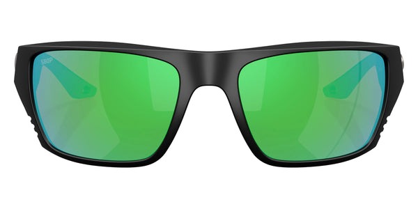 Matte Black / Green Mirrored Polarized / 59-19-125