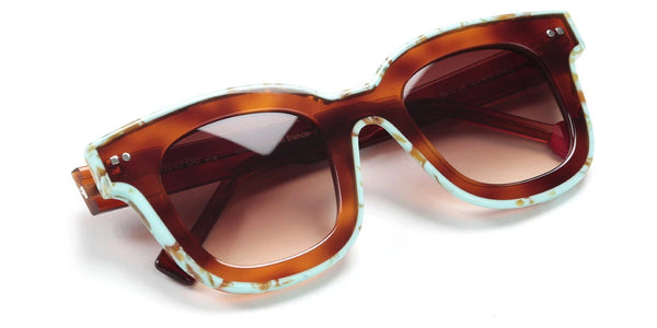 Shiny Blond Tortoise/Shiny Marbled Turquoise / 48-24-145