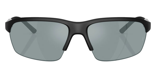 Semi-Matte Black/Crystal Silver / Black Flash Mirrored Polarized / 65-16-125