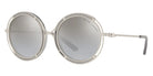 RALPH LAUREN RL7060 93516V 53 - Sanded Silver / Crystal Gray / Light Gray Mirrored Gradient Silver