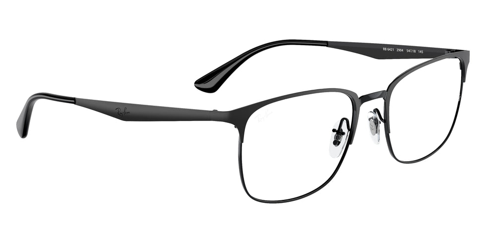 Ray-Ban RX6421 2904 54 - Black on Black