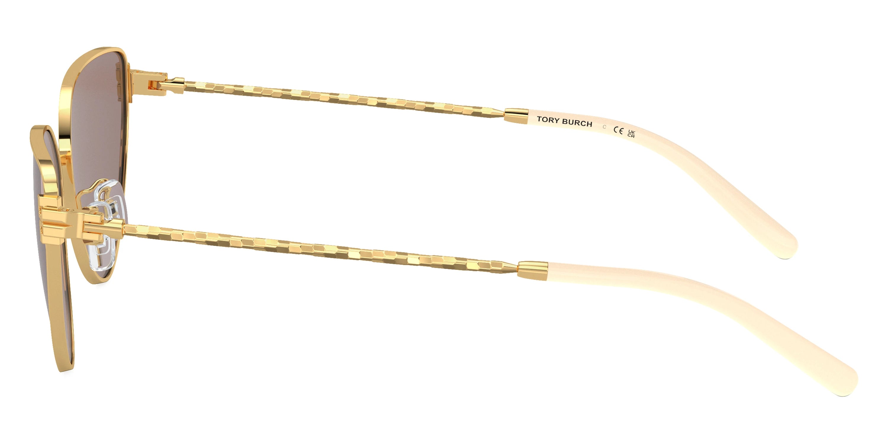 Tory Burch TY6110 33437N 56 - Gold / Light Purple and Brown Mirrored